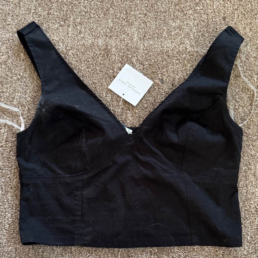 American Eagle Outfitters Black Tank Top